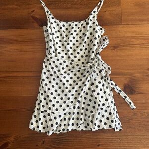 Polka Dot Wrap Dress